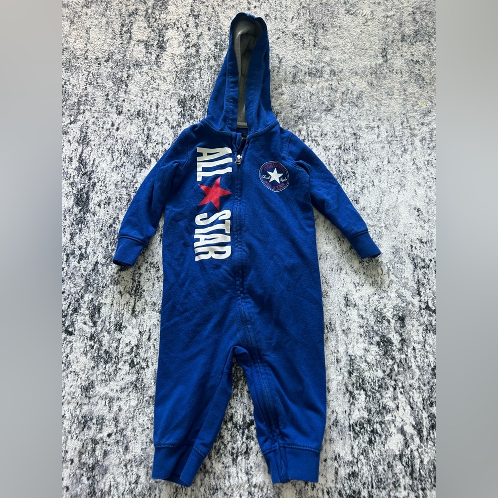 Converse Blue Baby Outfit 9 month